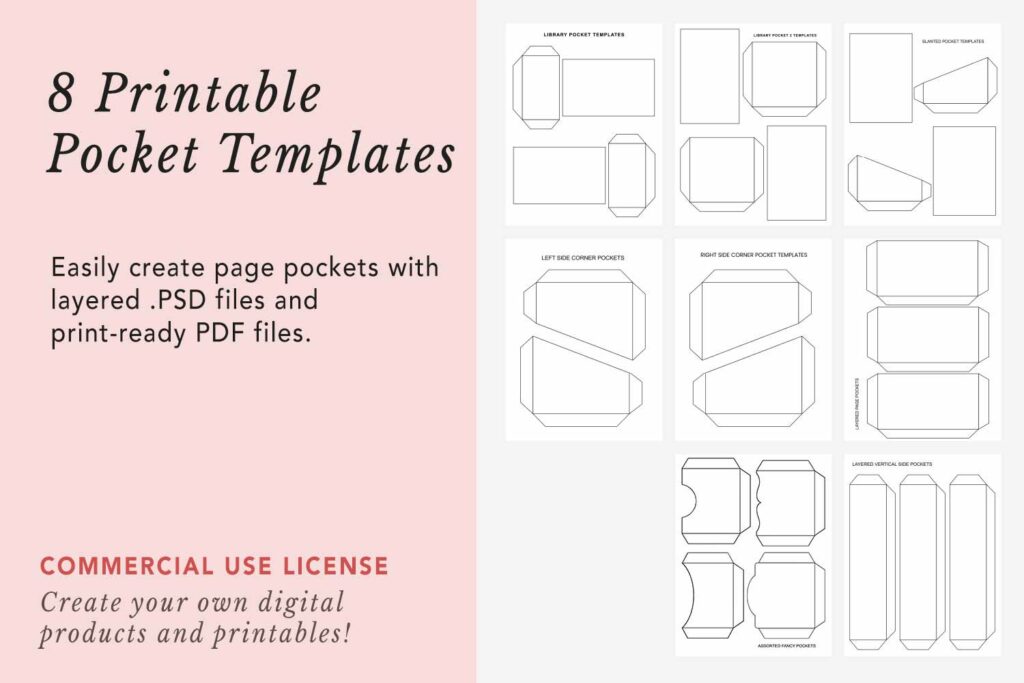 Junk Journal Templates Kit Bundle SteinMixedMedia