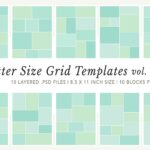 10 Photo Grid Letter Templates