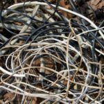 Abstract Scrap Wire Web