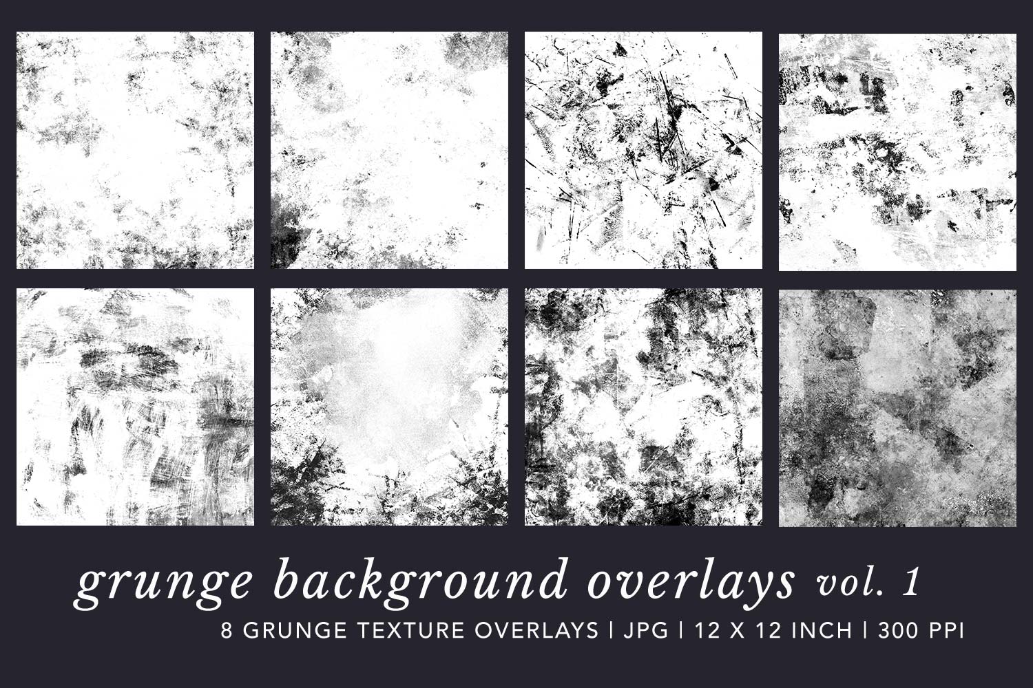 Grunge Texture Background Overlays