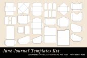 Junk Journal Templates Kit Preview Cover