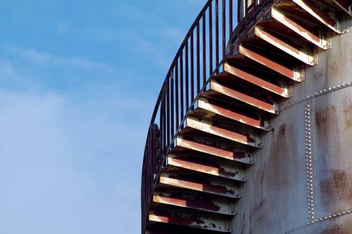 Water Tower Stairs Web