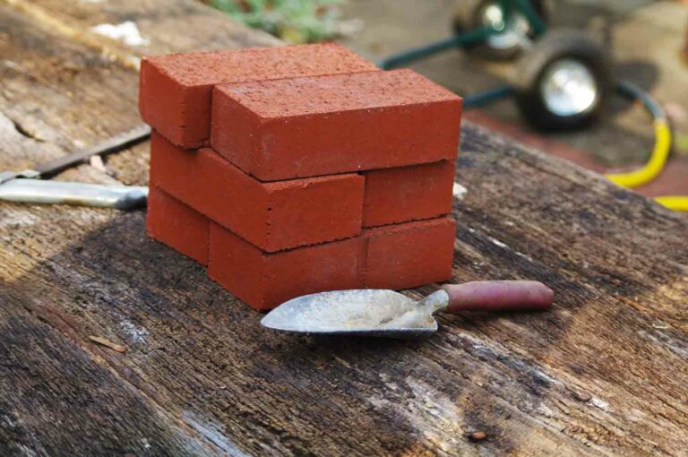 Brick Laying-Tools Stock Photo