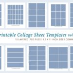 Digi Printable Collage Templates Vol01