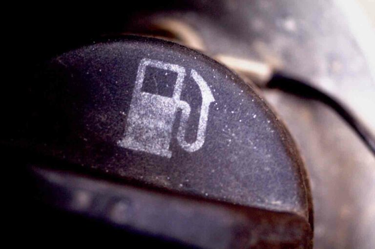 Stock Photo of a Gas Cap with gasoline symbol