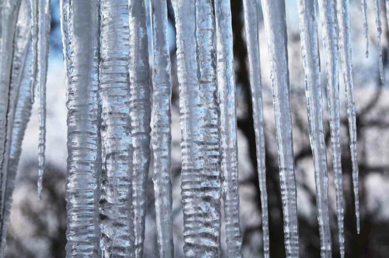 Icicles Texture Royalty Free Stock Photo