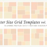 Letter Size Grid Templates Vol2