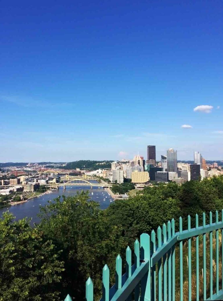 Pittsburgh City Skyline and Three Rivers