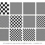Seamless Checkered Pattern Scale Preview