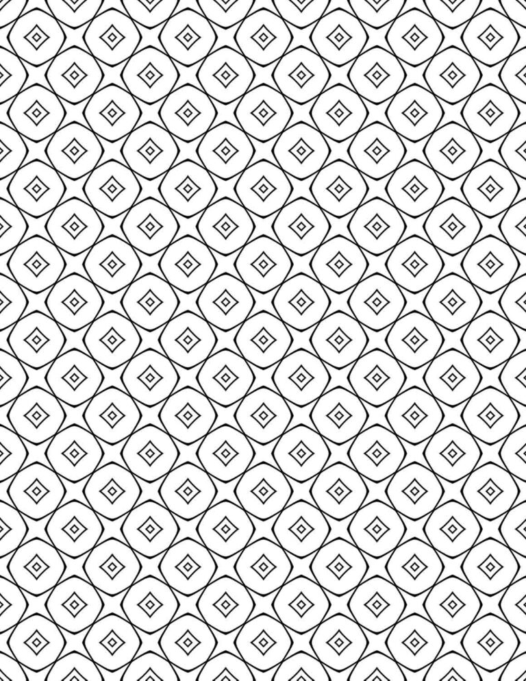 Geometric Black & White Patterned Paper 10