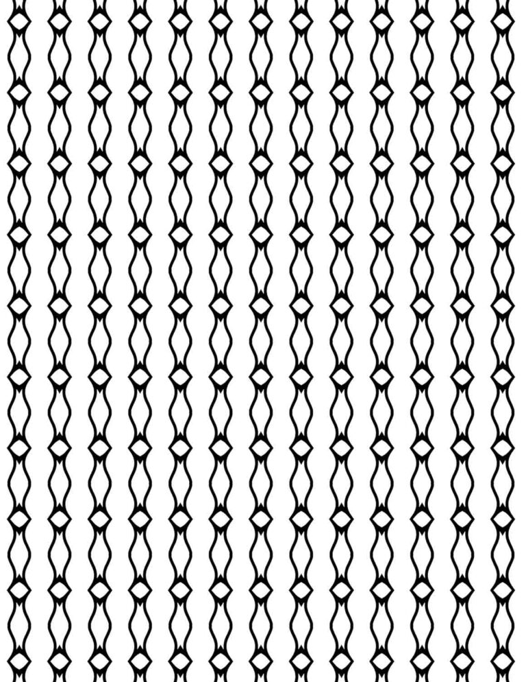 Geometric Black & White Patterned Paper 11