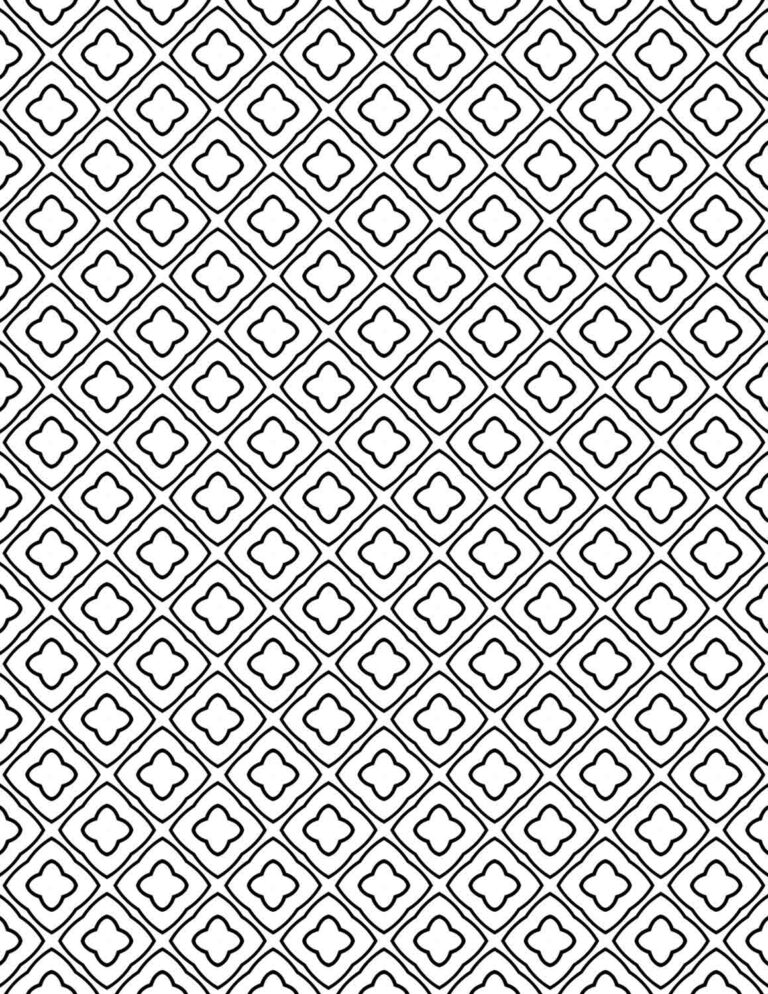 Geometric Black & White Patterned Paper 12