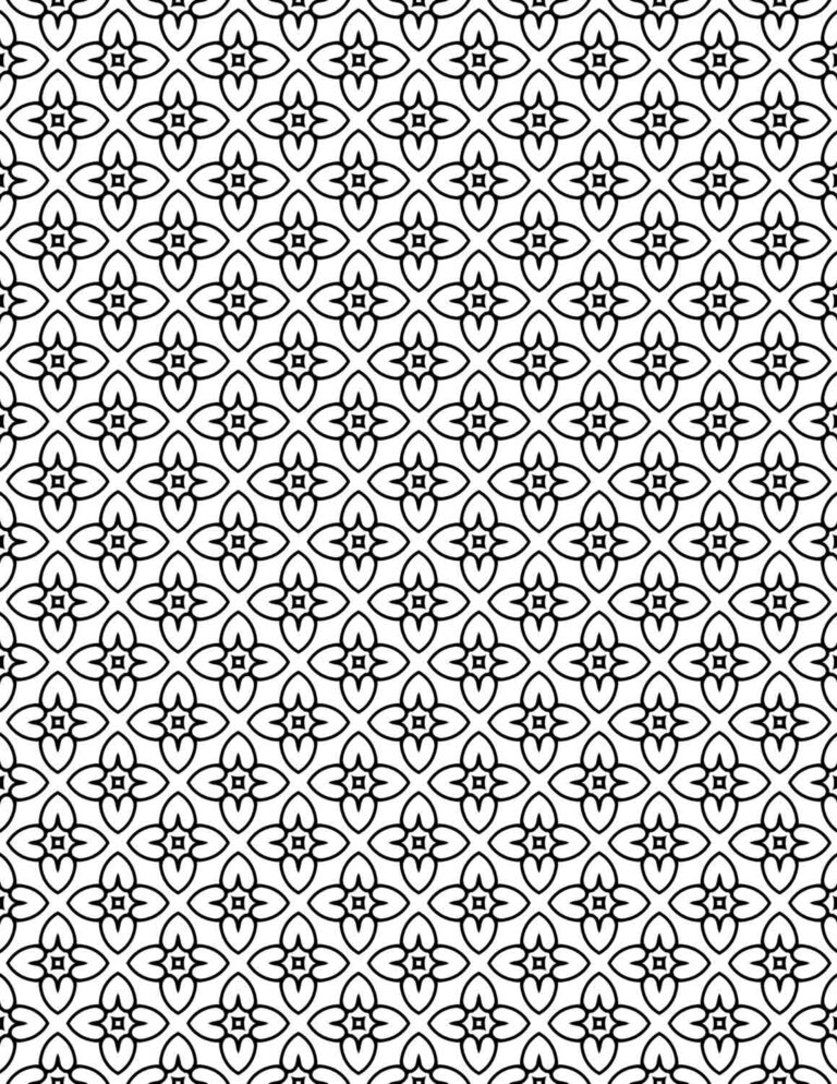 Geometric Black & White Patterned Paper 13