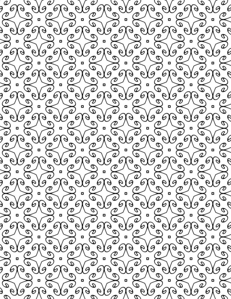 Geometric Black & White Patterned Paper 15