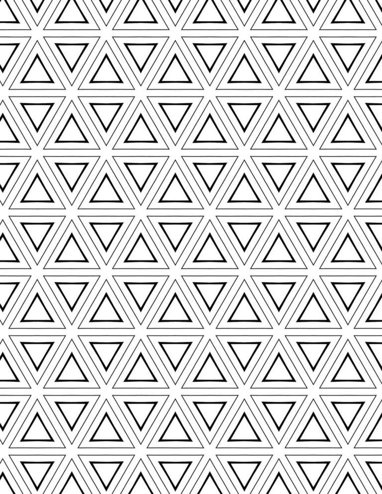 Geometric Black & White Patterned Paper 19
