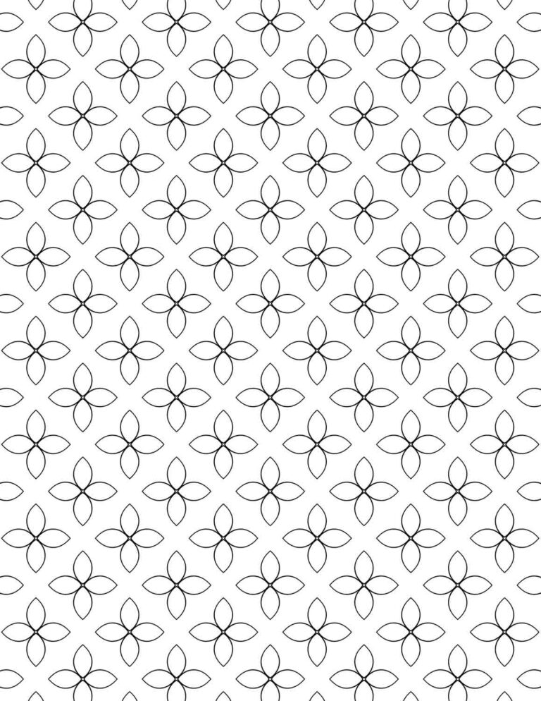 Geometric Black & White Patterned Paper 21