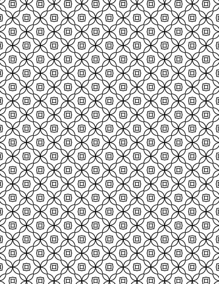 Geometric Black & White Patterned Paper 23