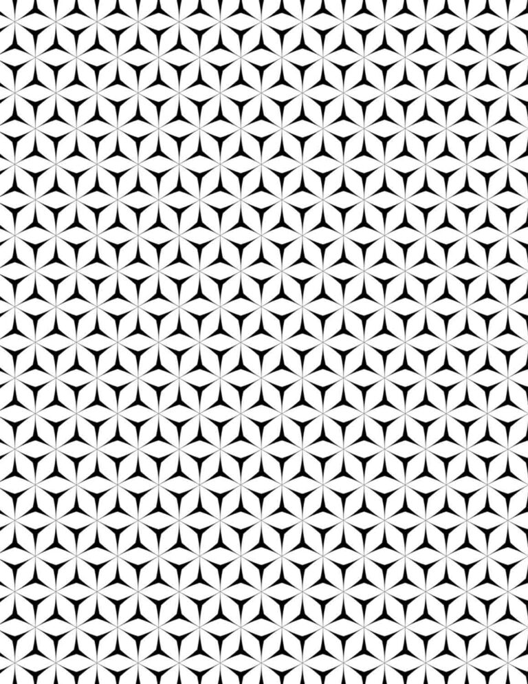 Geometric Black & White Patterned Paper 25