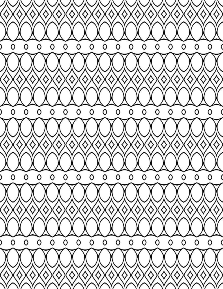 Geometric Black & White Patterned Paper 28