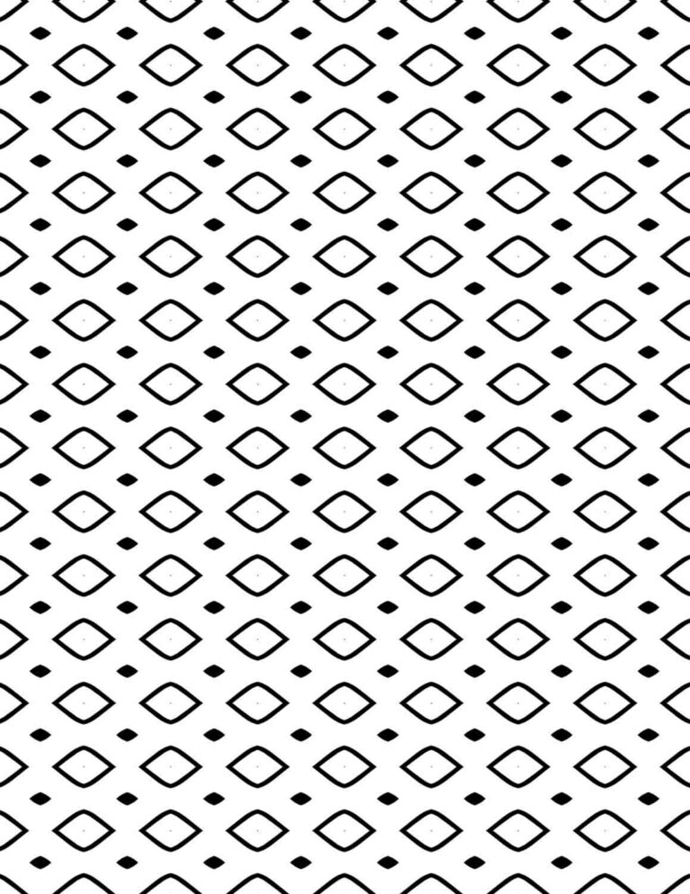 Geometric Black & White Patterned Paper 03