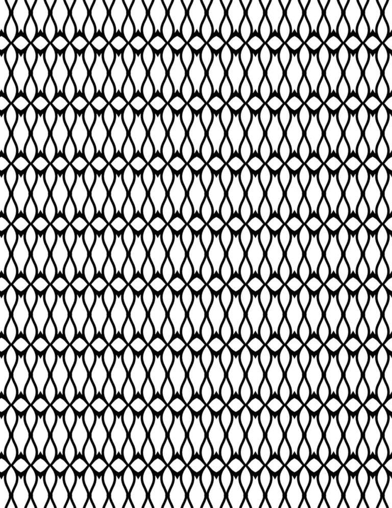 Geometric Black & White Patterned Paper 09
