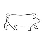 Antique Piggy Web