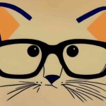 Cat Wearing Glasses Face