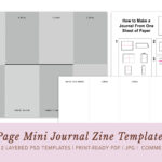 Mini Zine Printable Template