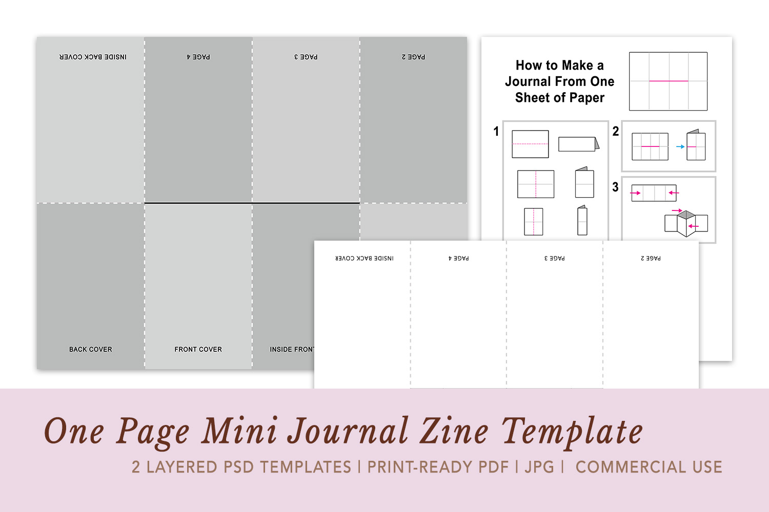 Mini Zine Printable Template