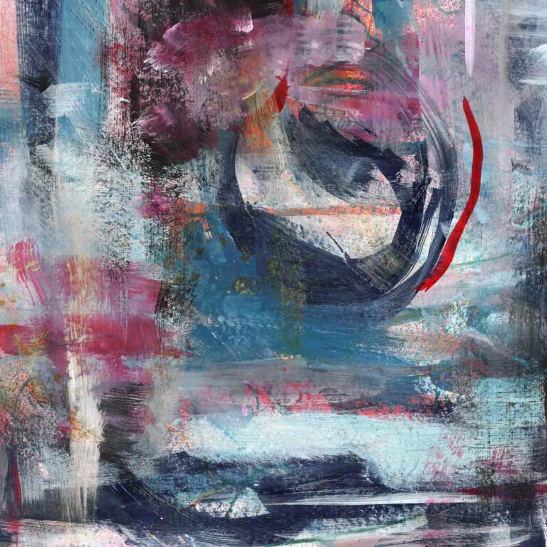 Mixed Media Painted Paper