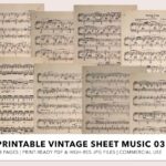 Printable Sheet Music Vol03