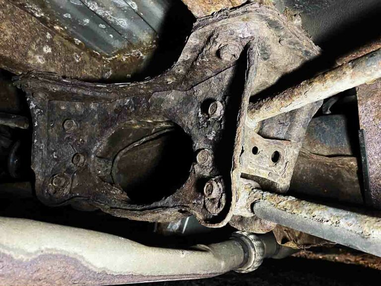 Rusty Car Frame Photo