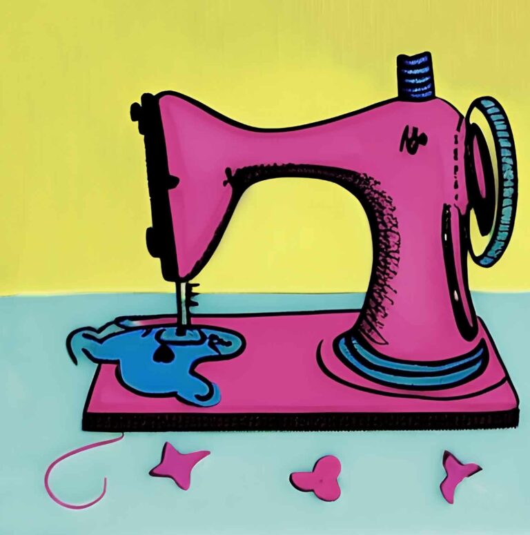 Vintage Sewing Machine Retro Clipart Image 10