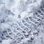 Snow Tire Tracks