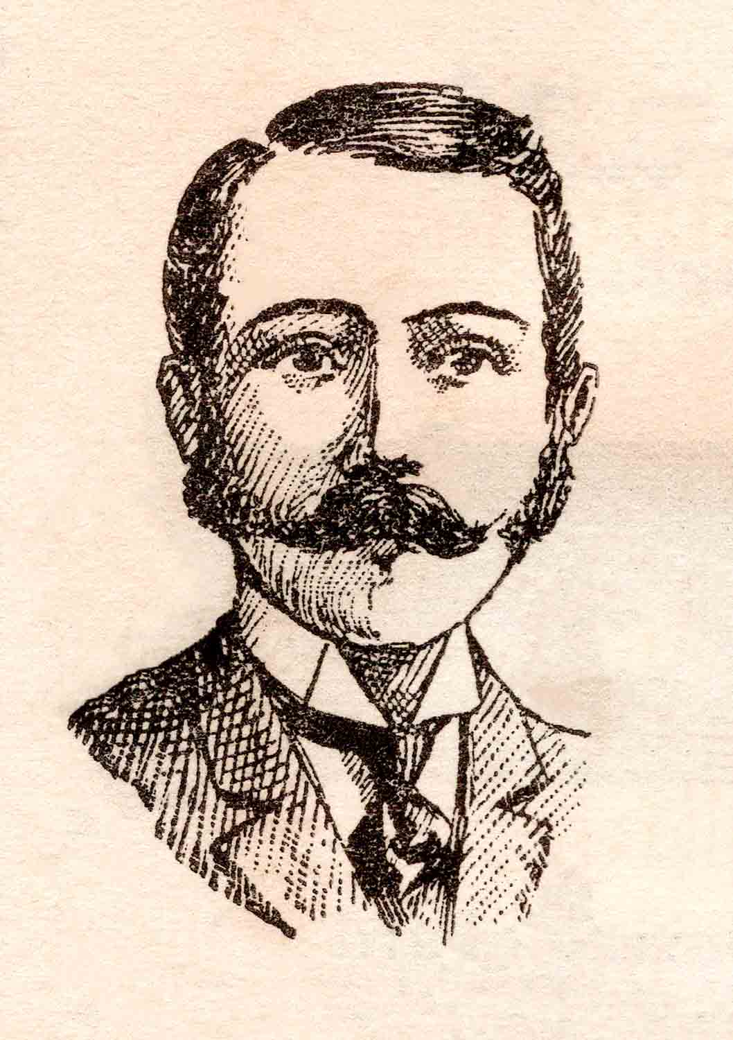 Victorian Man With Mustache Ephemera