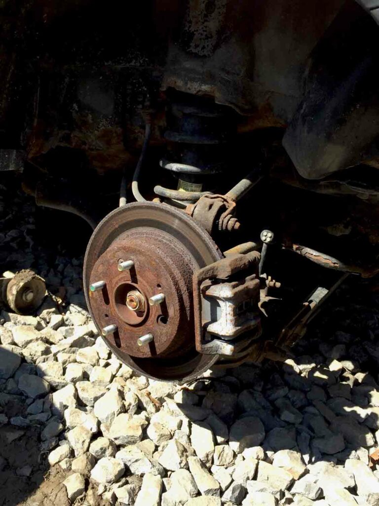 Wheel Bearing, Brakes, Rotors on Car