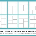 Blank Comic Pages Letter Size Vol01