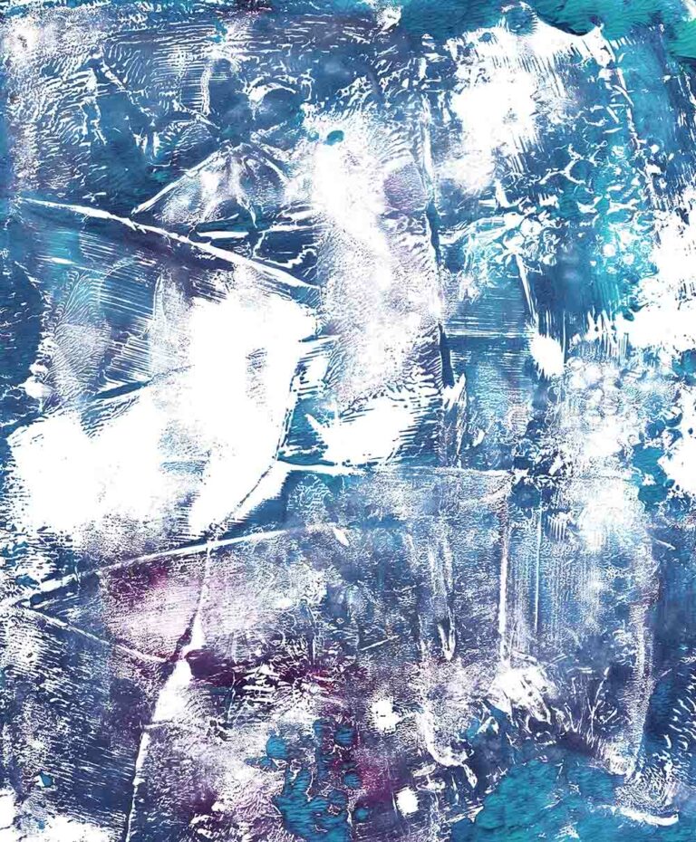Blue and Purple Grunge Mixed Media Art Background