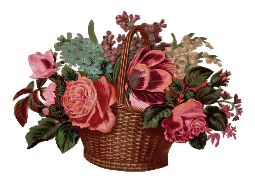 Victorian Flower Bouquet Web