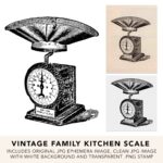 Vintage Family Kitchen Scale