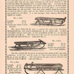 Vintage Sleds Advertisement Ephemera W9