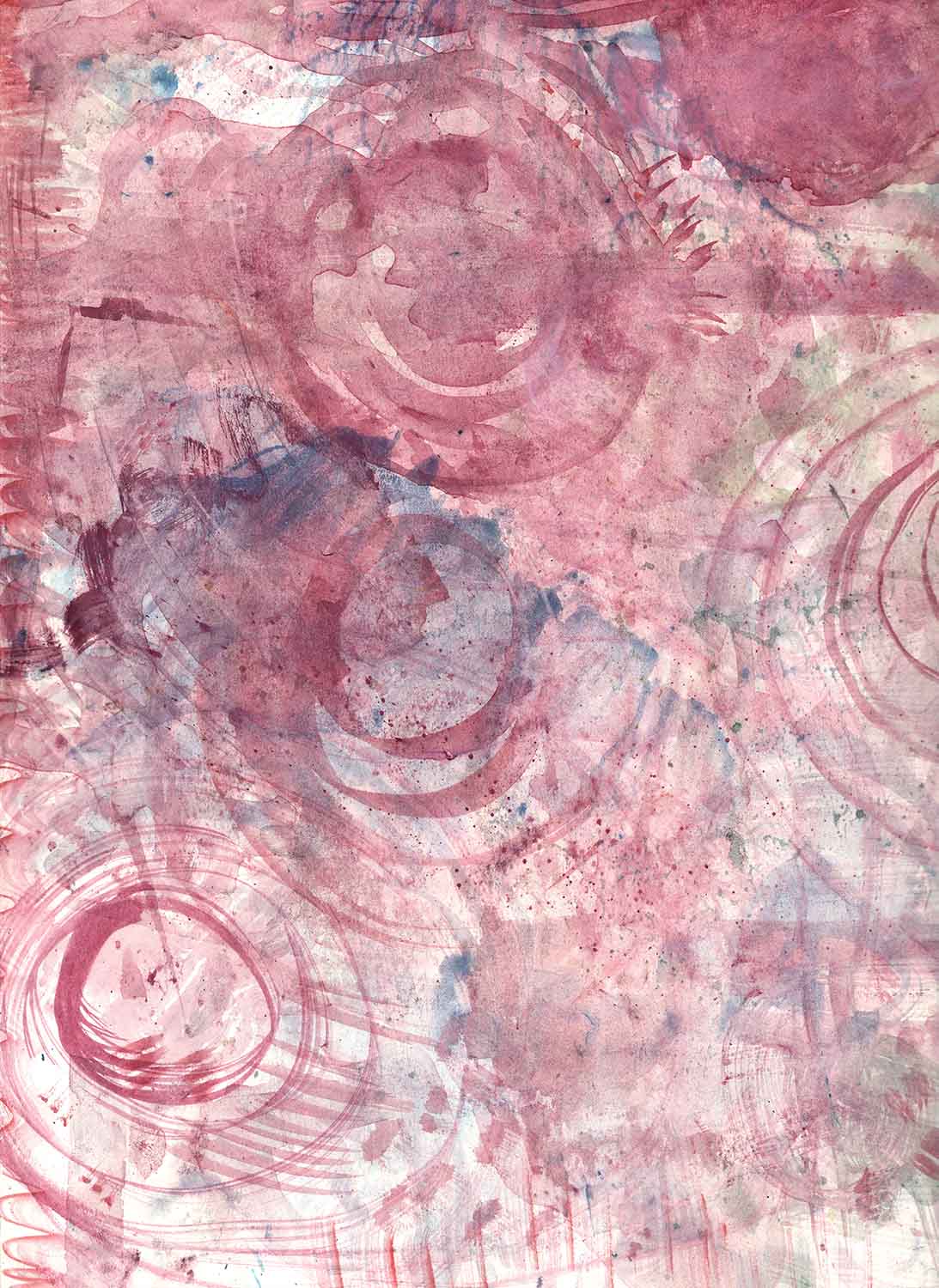 Watercolor Spirals Mixed Media Paper Background Web