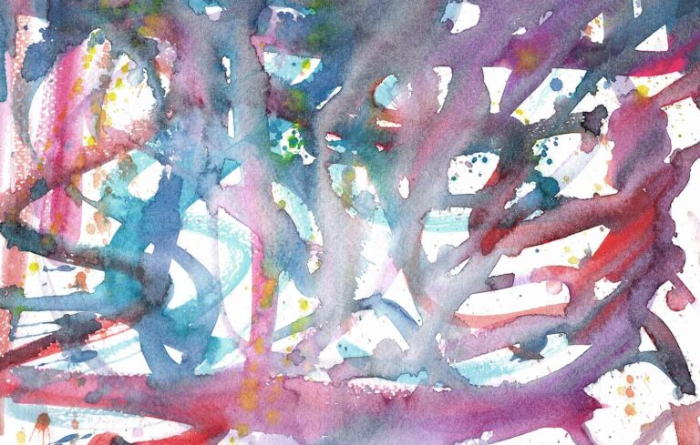Watercolor Splatters Background Paper