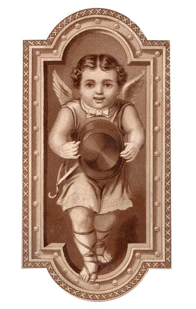Angel Holding Hat Web