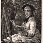 Victorian Girl Painting Web
