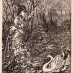 Victorian Woman Swan Web