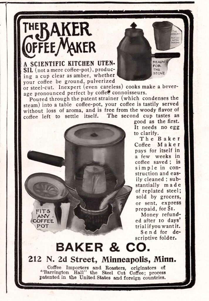 Baker Coffee Maker Ad Web