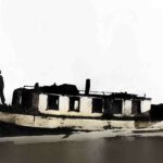 Boat In Water Digital Art Web Preview