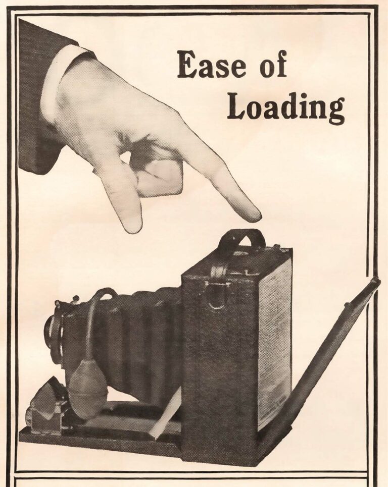 Camera Ease of Loading Vintage Ad Clipping