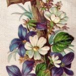 Flower Trellis Purple Web